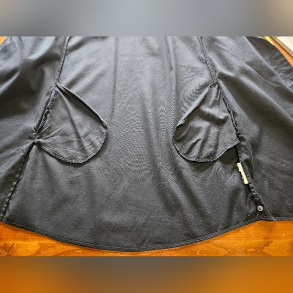 Gap Size 0 100% Cotton Navy Shirt Dress With Tie Belt - Picture 9 of 12